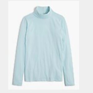 J.Crew Tissue Turtleneck Sweater Light Blue